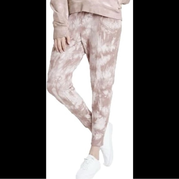 all in motion Pants - All in Motion Beige Tie-Dye Joggers